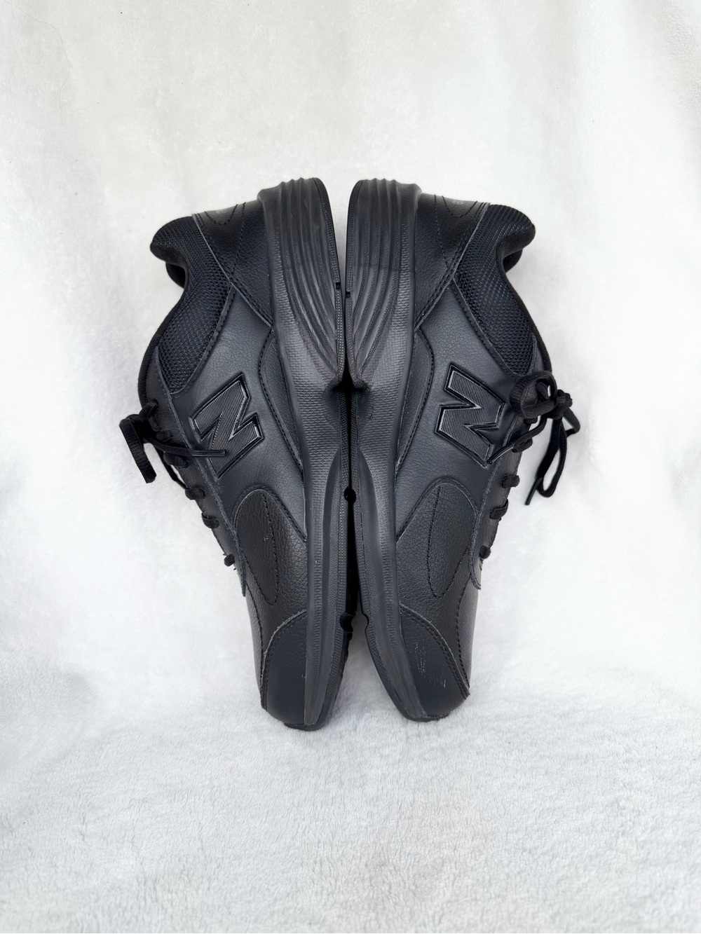 New Balance Womens 575 Athletic Shoes Size 10 Black Leather WW575BL2 Walking - Picture 6 of 9